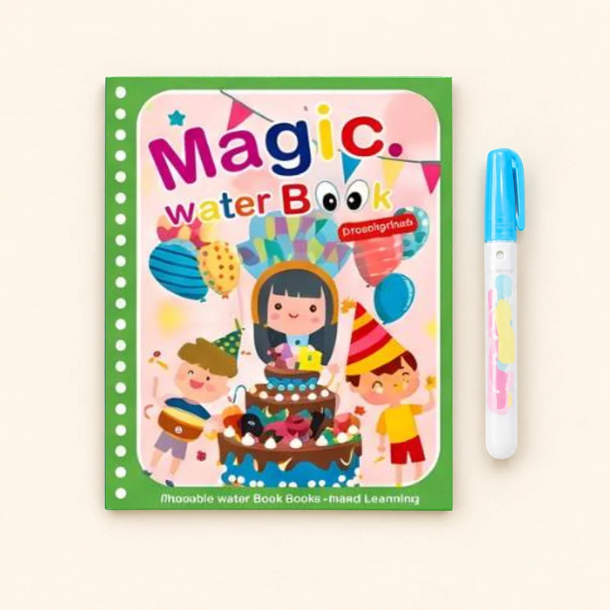 TibaToes™ Mess-Free Reusable Water Coloring Books