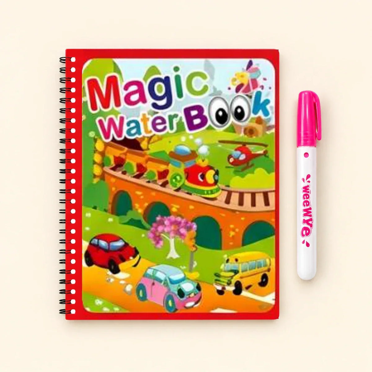 TibaToes™ Mess-Free Reusable Water Coloring Books