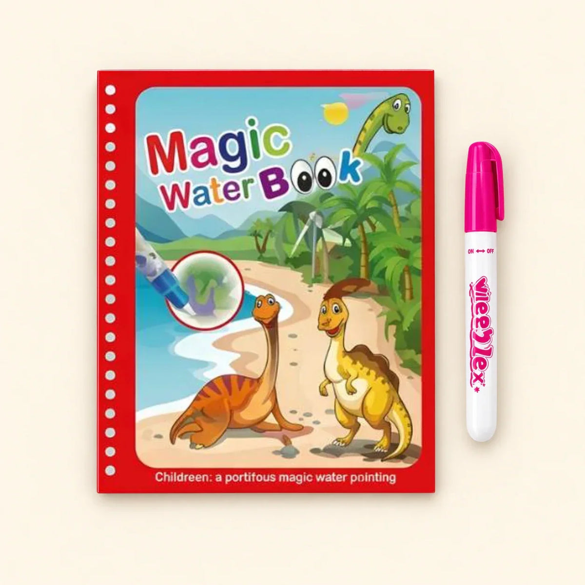 TibaToes™ Mess-Free Reusable Water Coloring Books