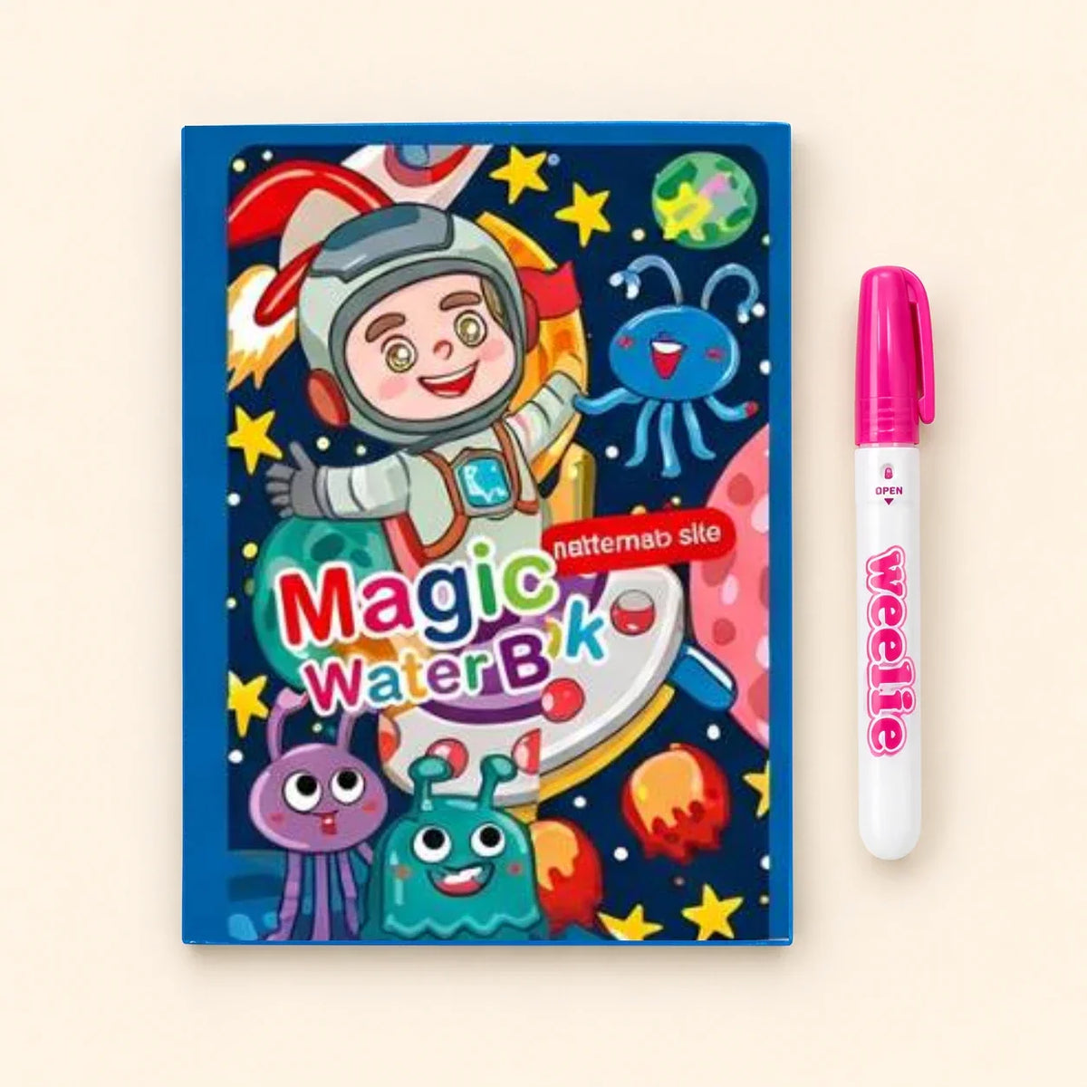TibaToes™ Mess-Free Reusable Water Coloring Books