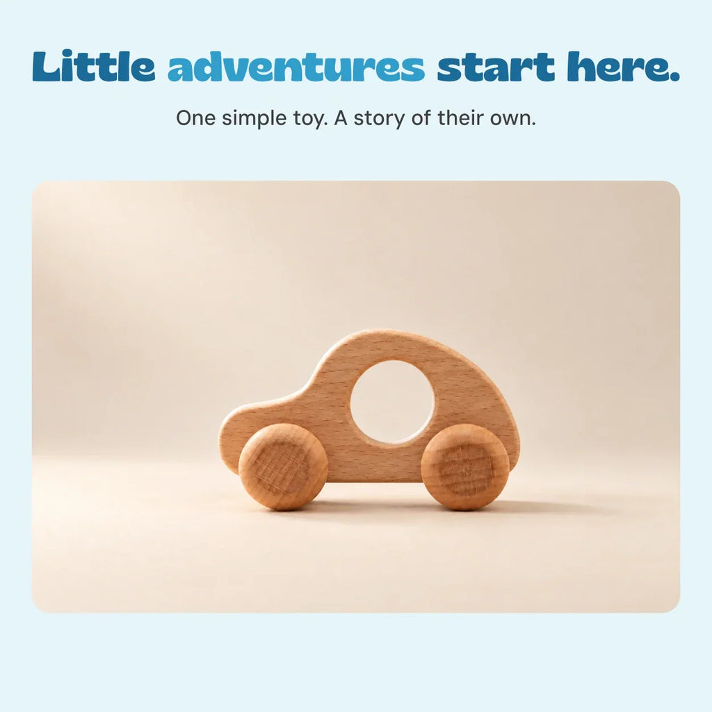 TibaToes™ Wooden Wonder Wheels