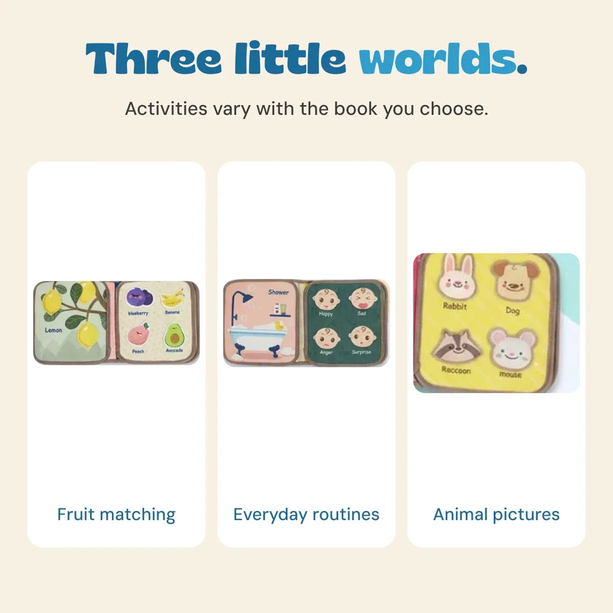 TibaToes™ Baby Busy Book
