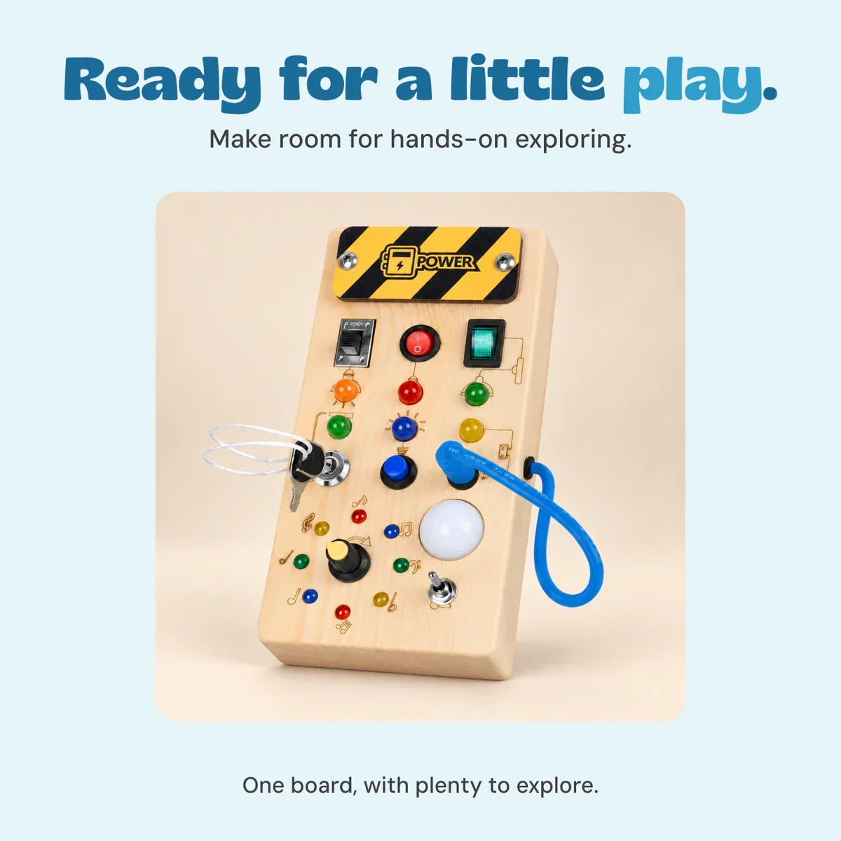 TibaToes™ Montessori Switch Board
