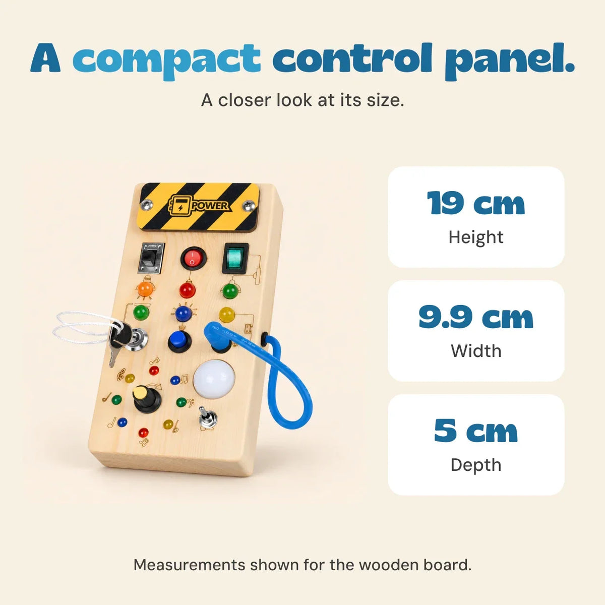 TibaToes™ Montessori Switch Board