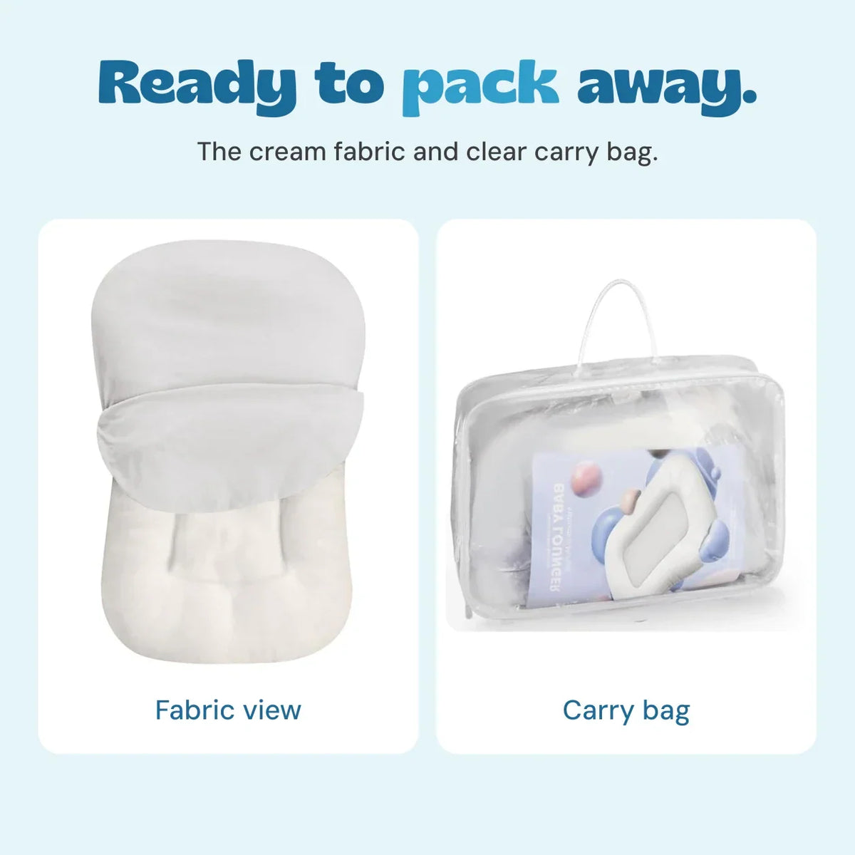 TibaToes™ SnuggleNest Baby Lounger