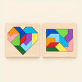 TibaToes™ Montessori Wooden Tangram Puzzle