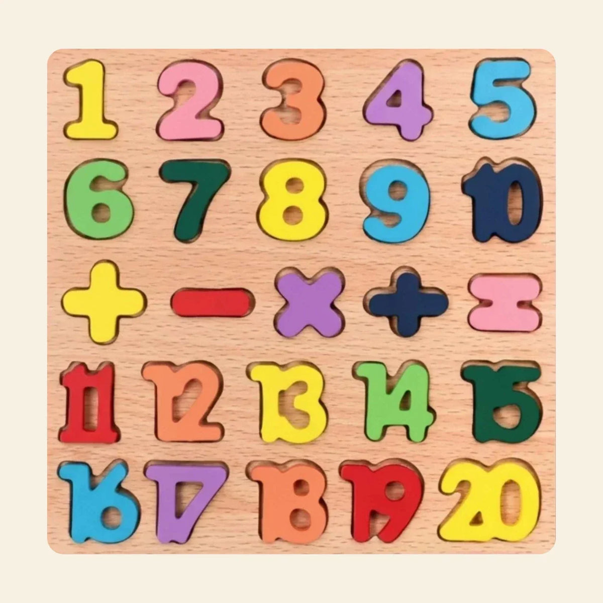 TibaToes™ Montessori Little Learners Puzzle