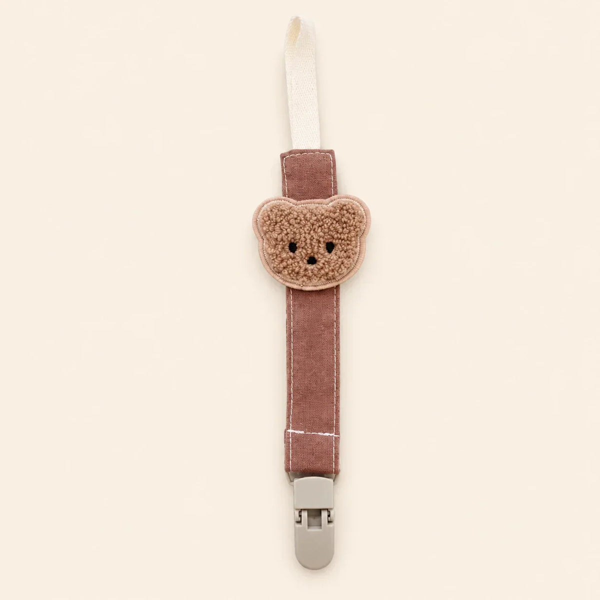 Bear Buddy Pacifier Clip