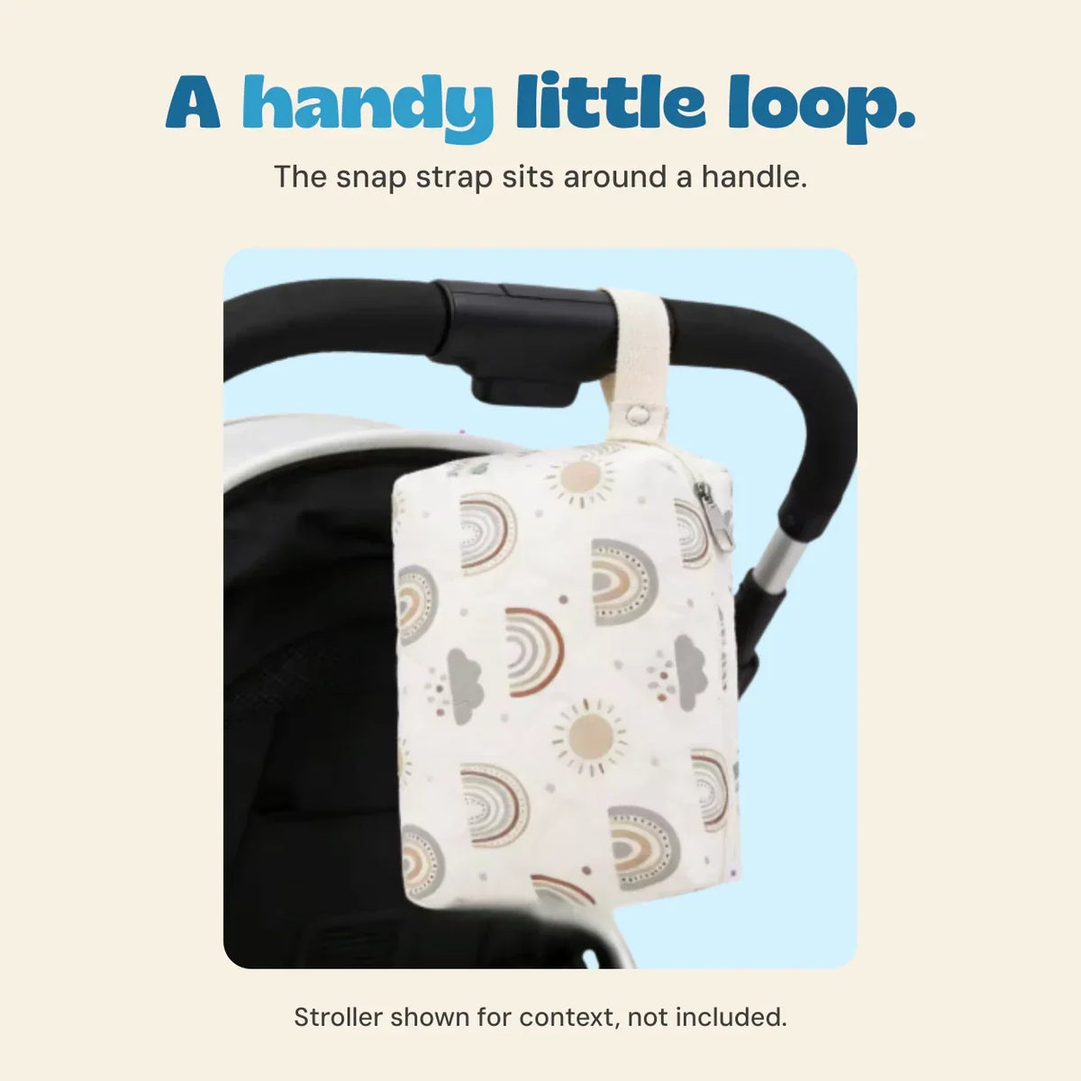 Soft Quilted Baby Travel Bag