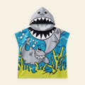 TibaToes™ Kids Hooded Beach Poncho Towel (3-8 years)