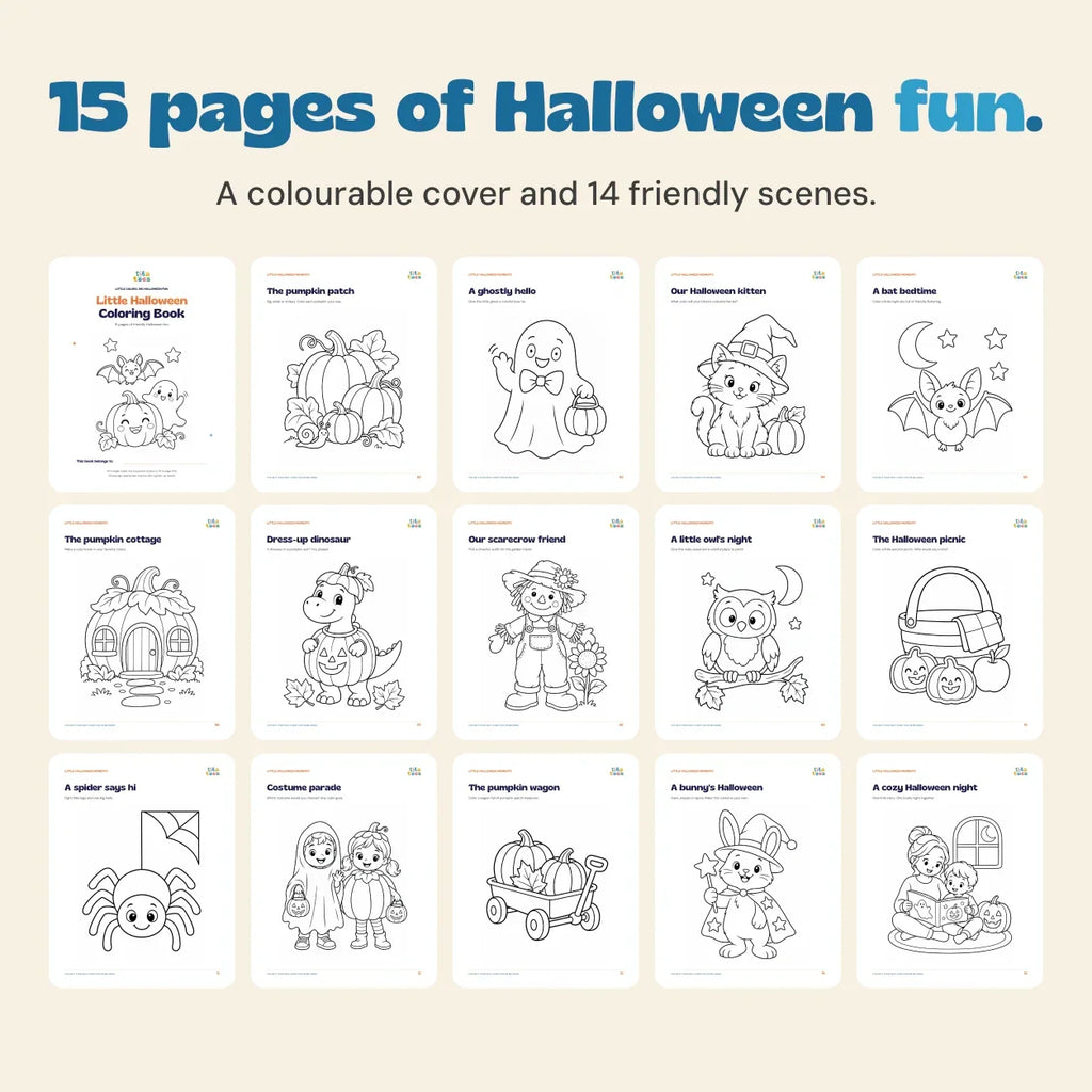 Halloween Coloring Book