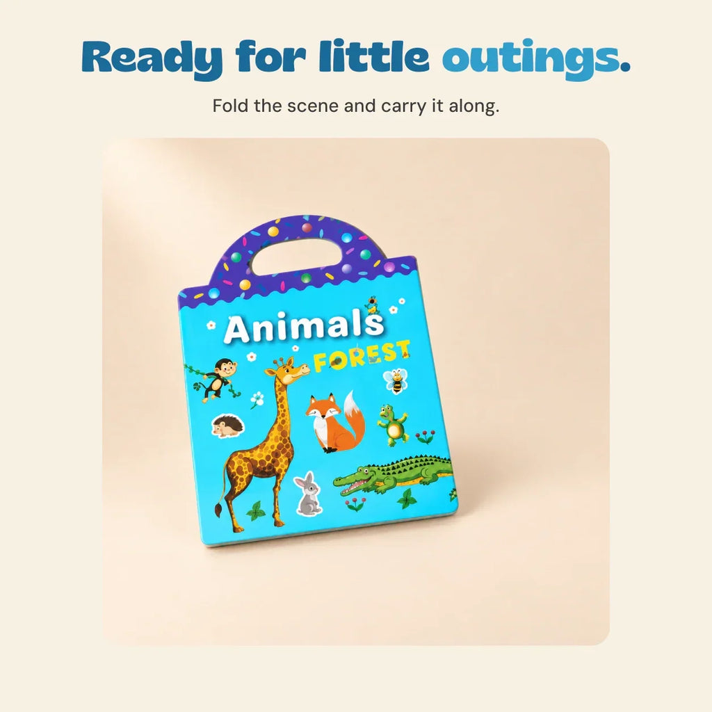 TibaToes Reusable Sticker World