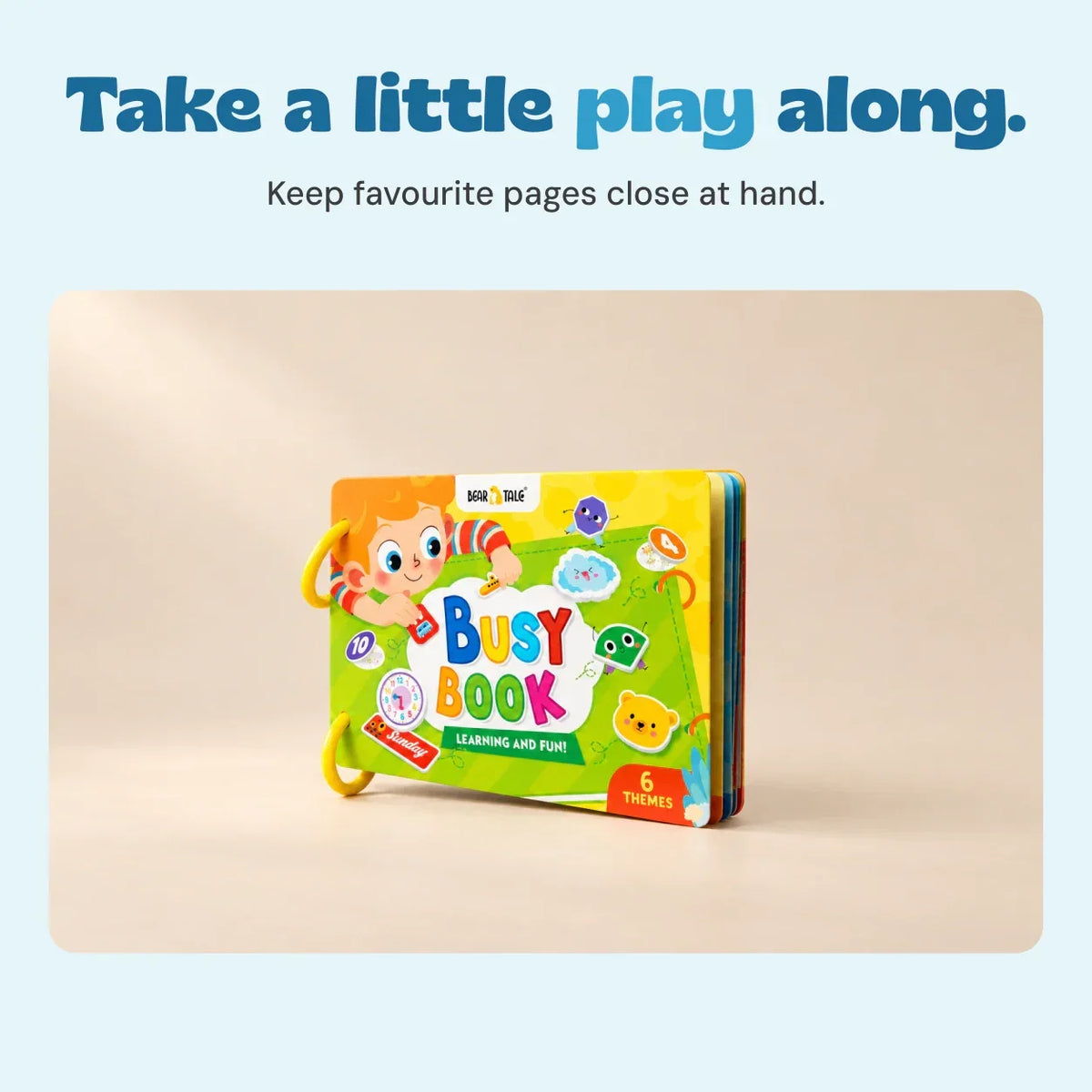 TibaToes Montessori Busy Book