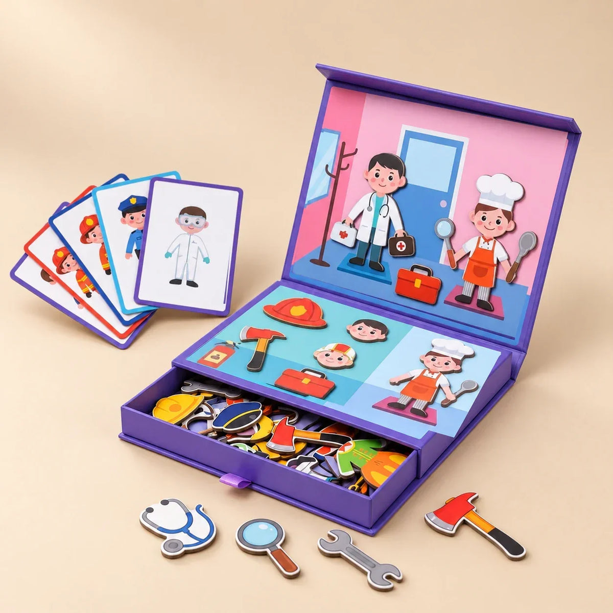 TibaToes™ MixFace Magnetic Story Puzzle