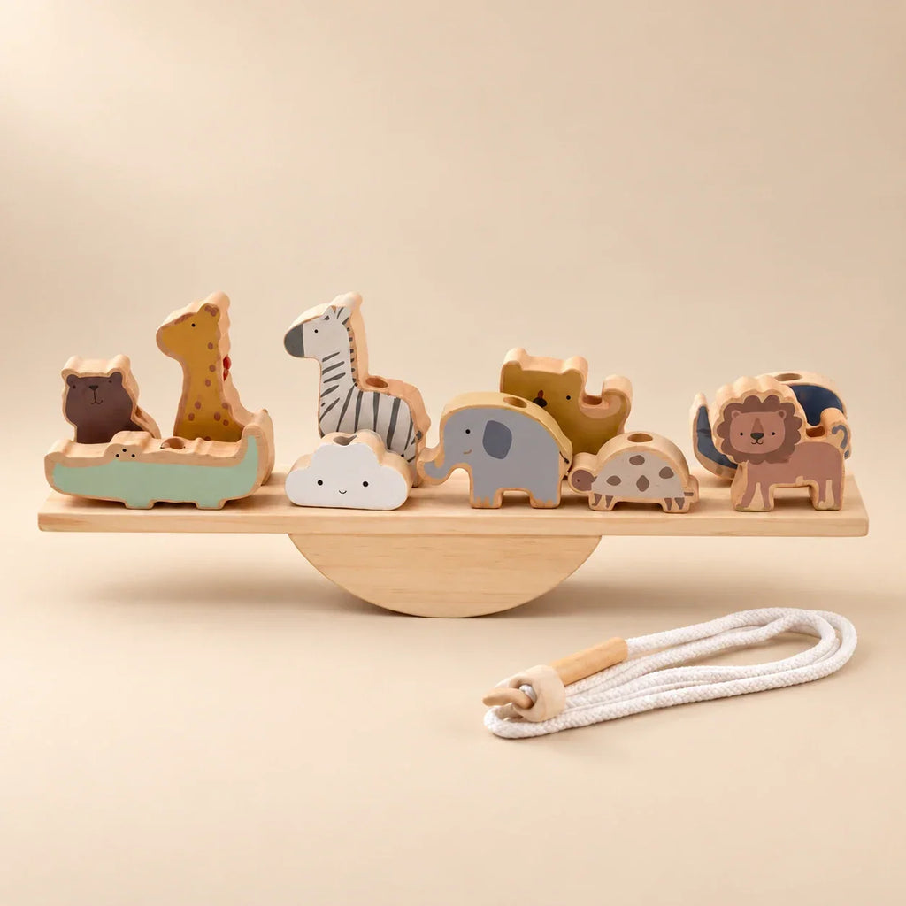 TibaToes™ Safari Balance & Threading Board