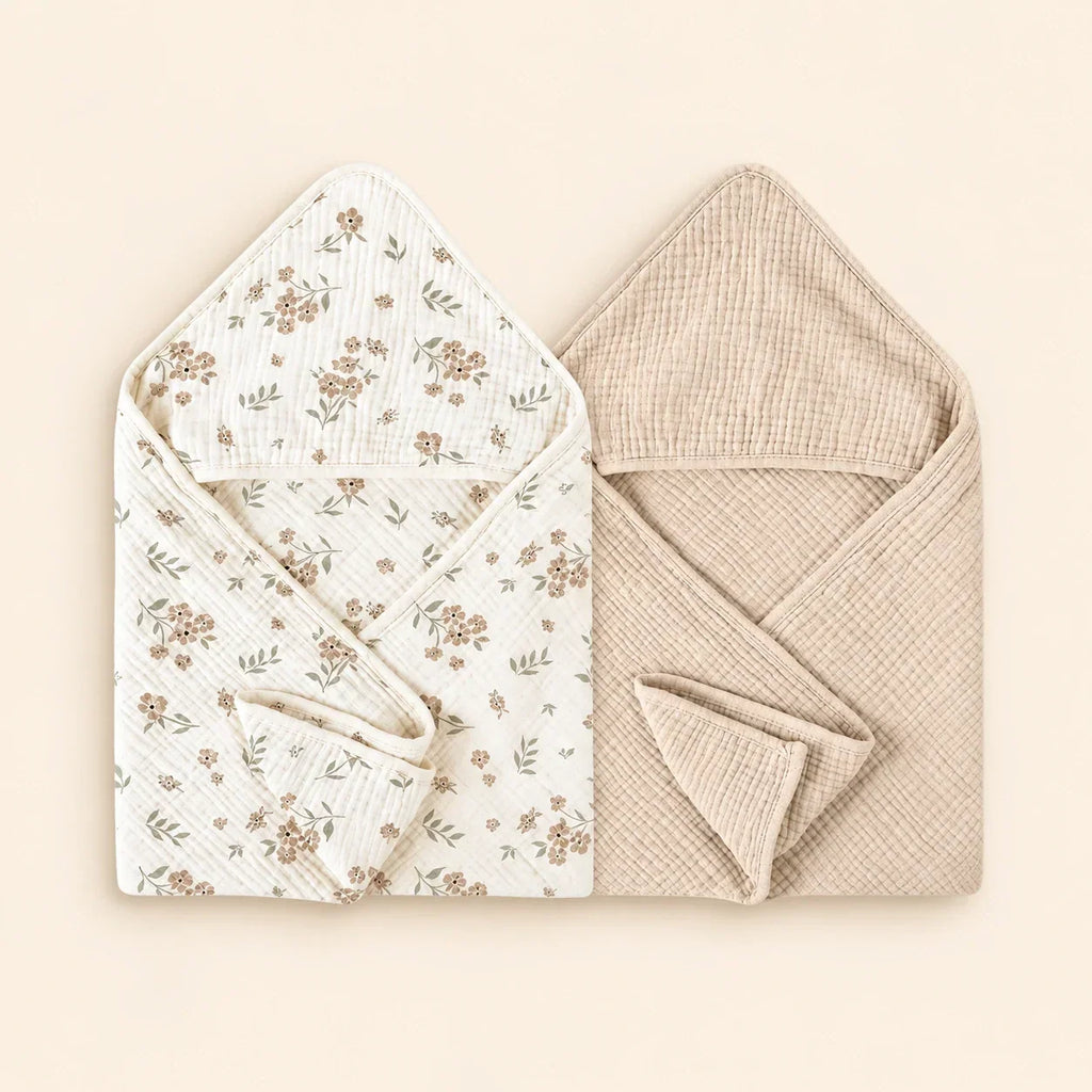 Buy 1 Take 1 TibaToes™ CozySprout Hooded Baby Towels