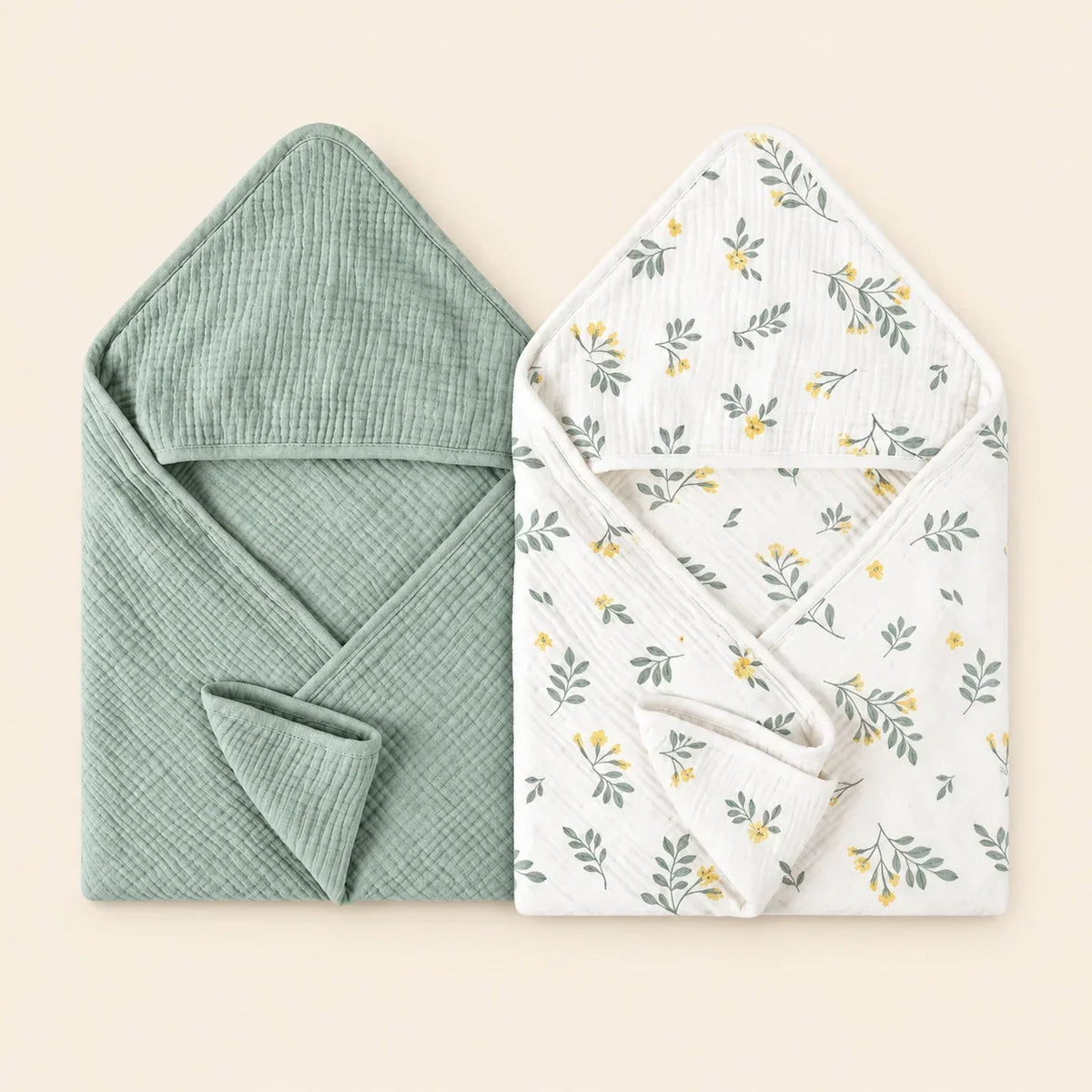 Buy 1 Take 1 TibaToes™ CozySprout Hooded Baby Towels