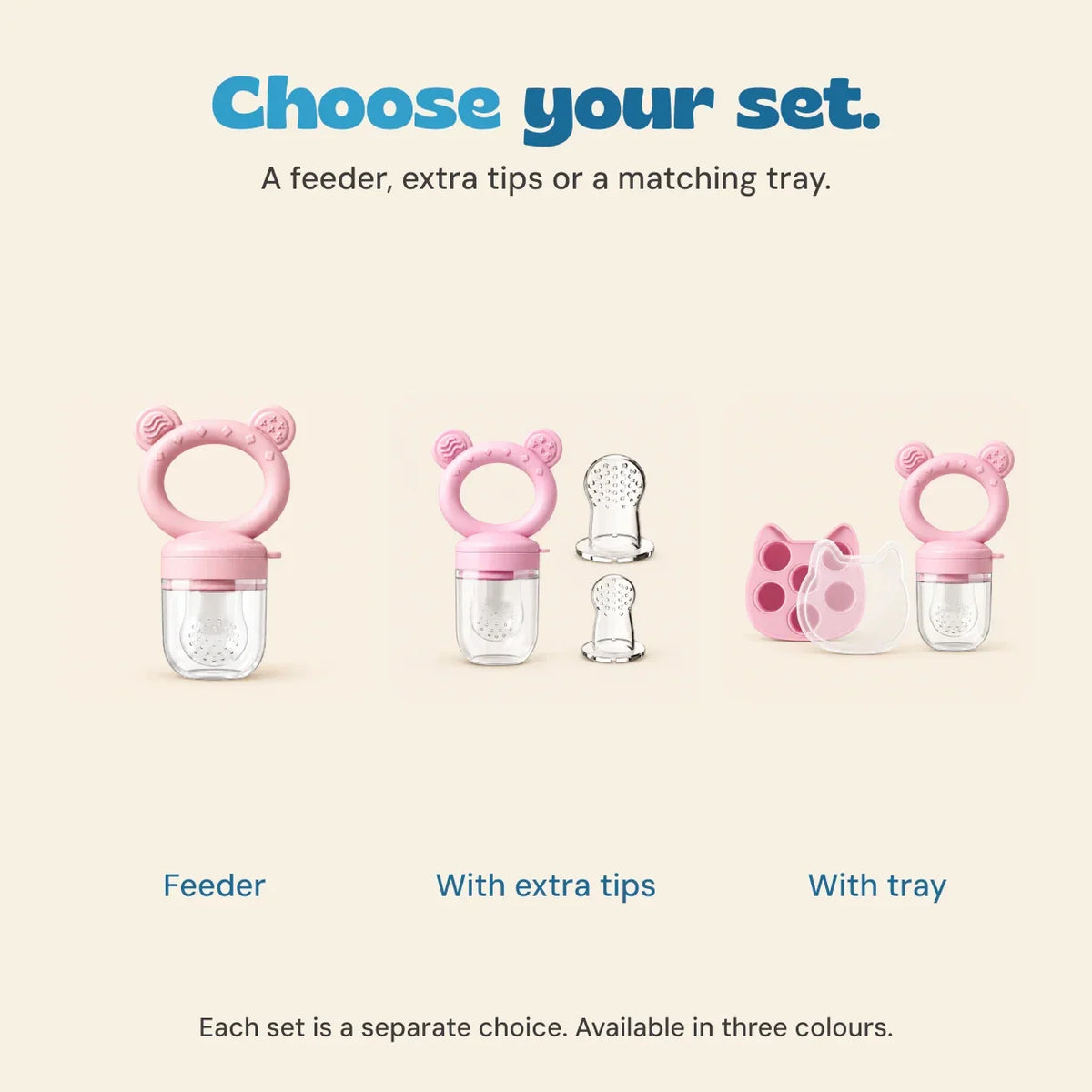 TibaToes™ ChillBite Baby Feeder Set