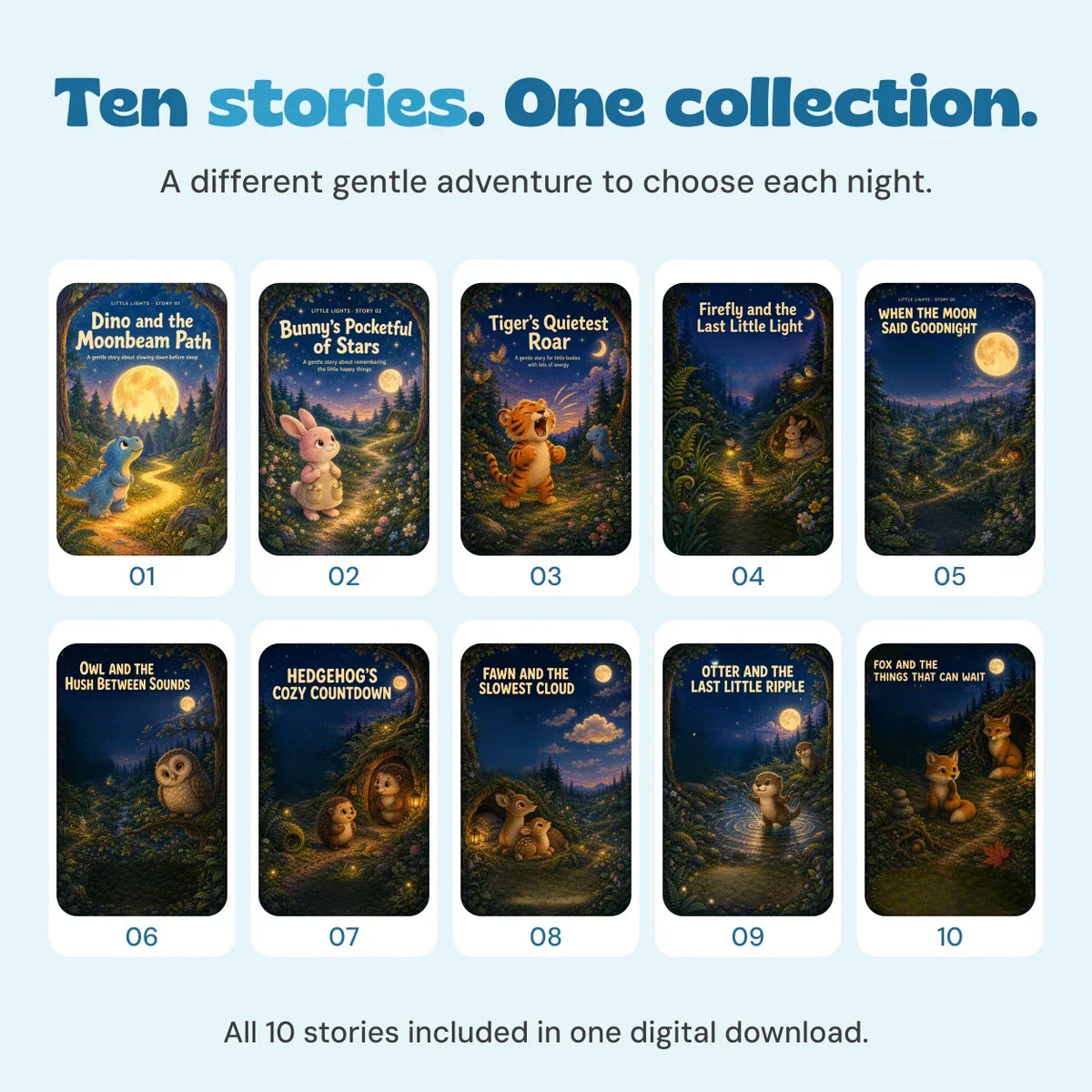 TibaToes™ Little Lights 10 Bedtime Stories