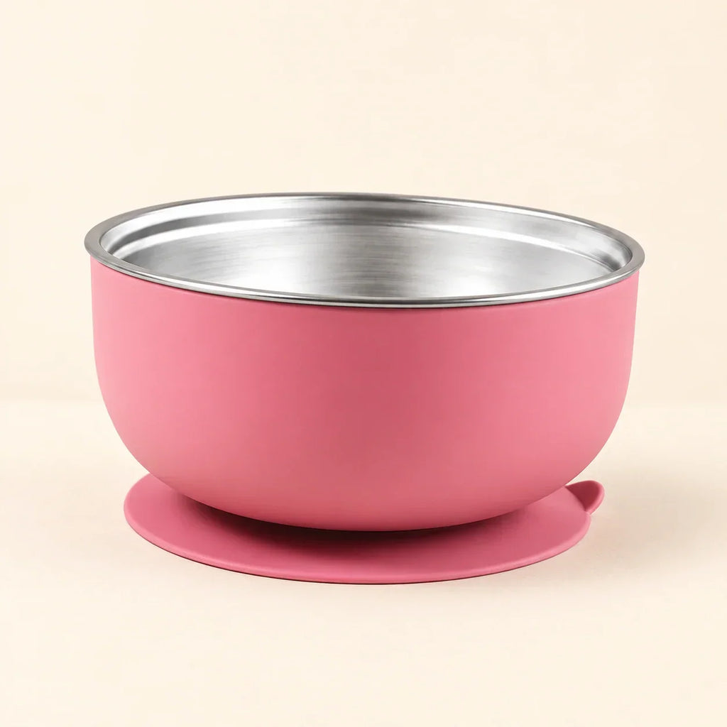 TibaToes™ BearGrip Stainless Steel Suction Bowl