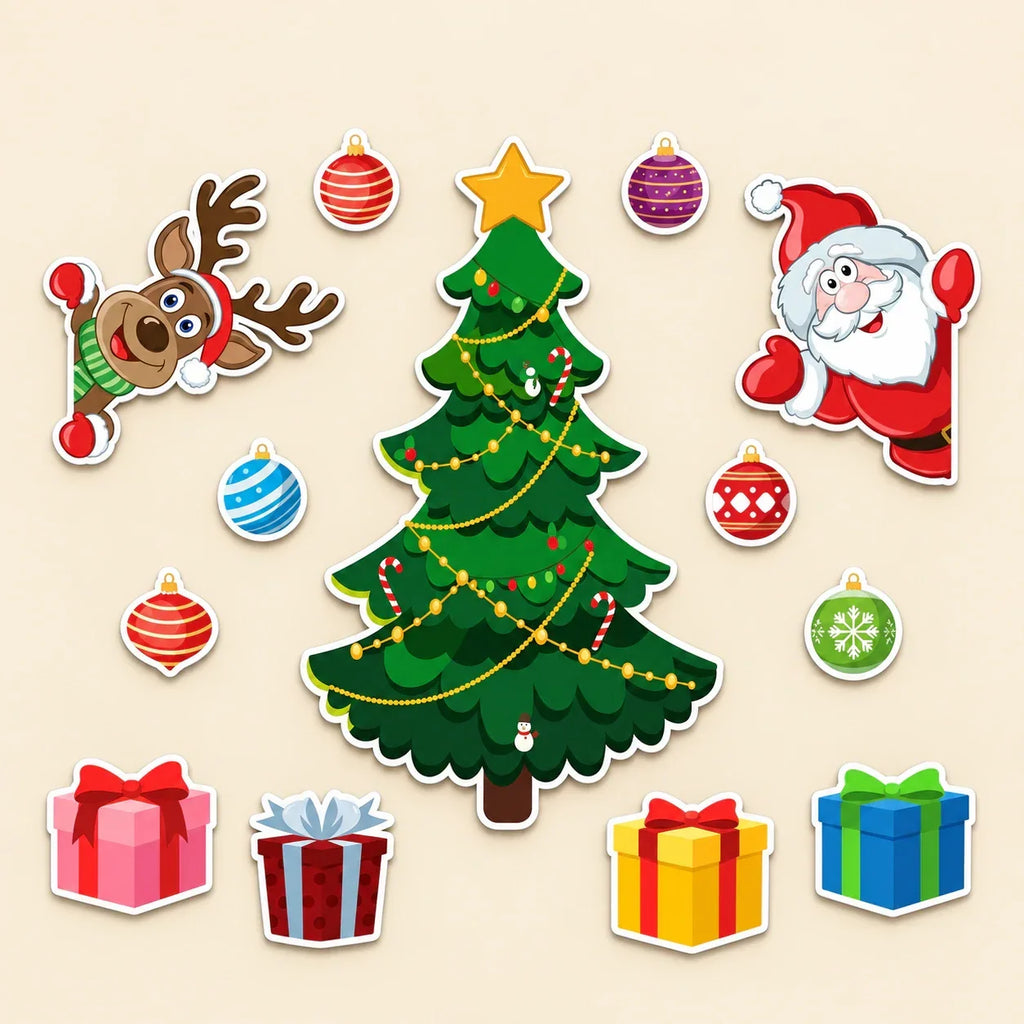 TibaToes™ Holiday Magic Magnetic Scene Builder