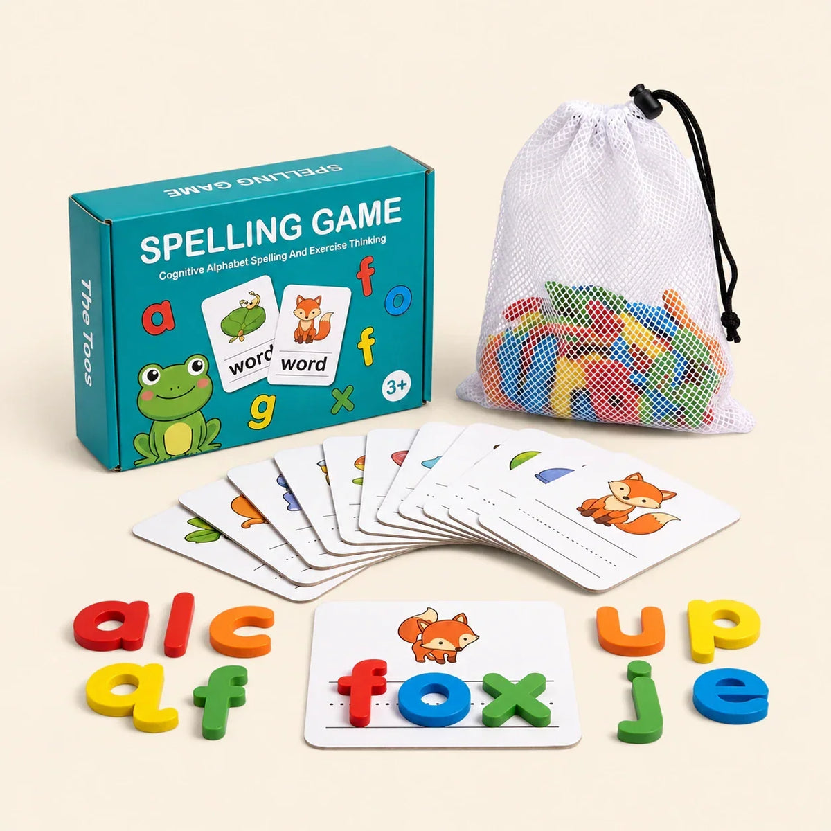 TibaToes™ See & Spell Letter Matching Game