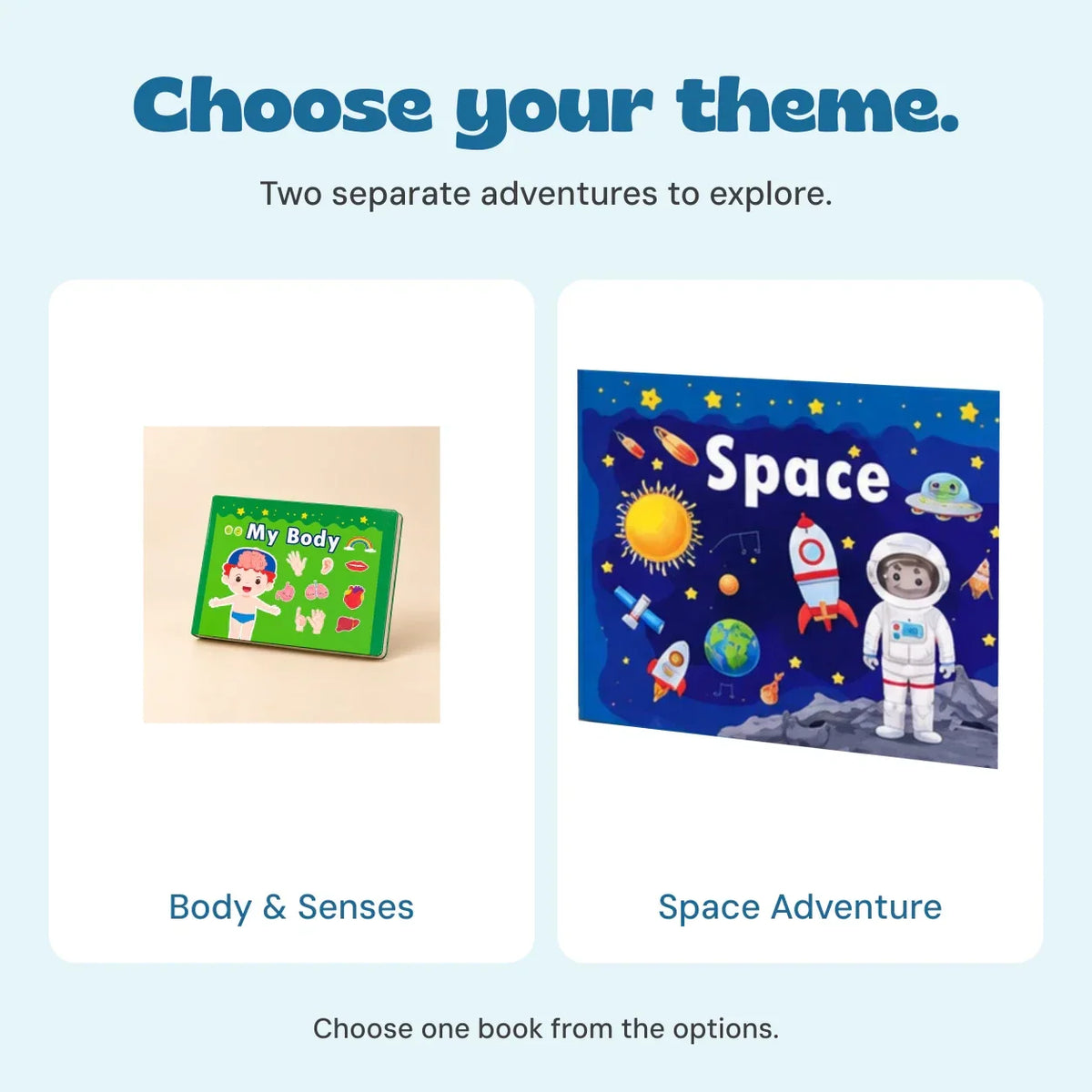 TibaToes™ Space & Body Quiet Book