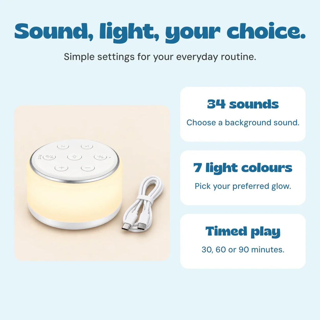 TibaToes™ SleepyGlow White Noise Machine