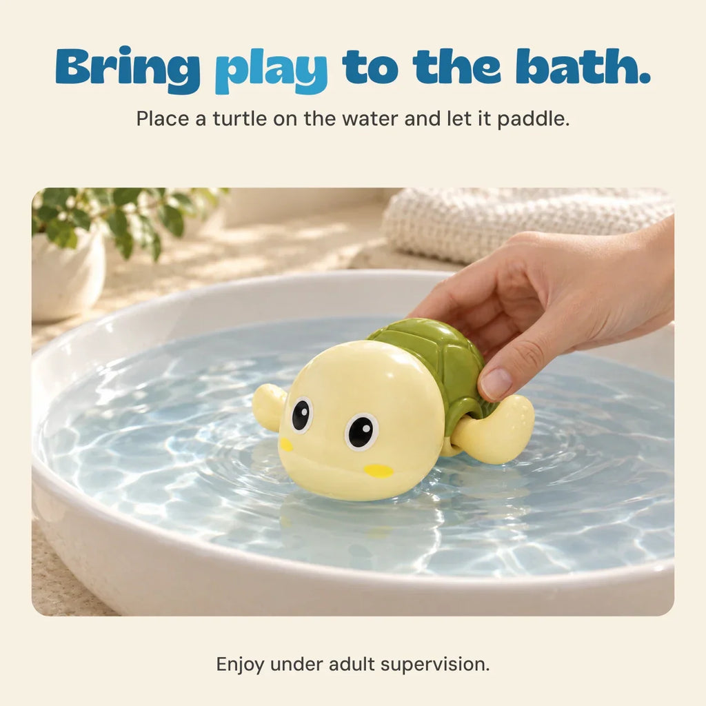 TibaToes™ 3-Pack Turtle Bathtub Toys