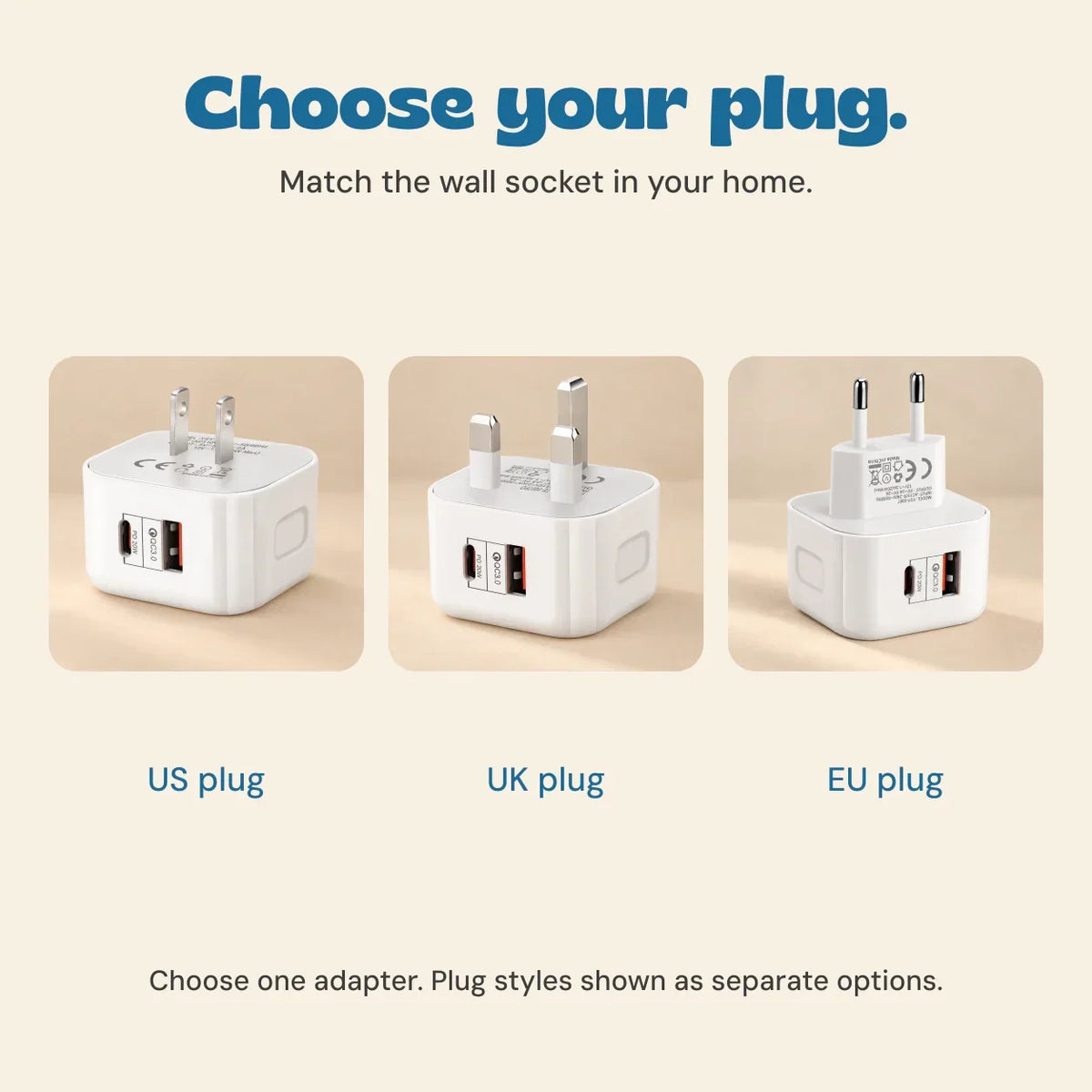 TibaToes™ USB Power Adapter