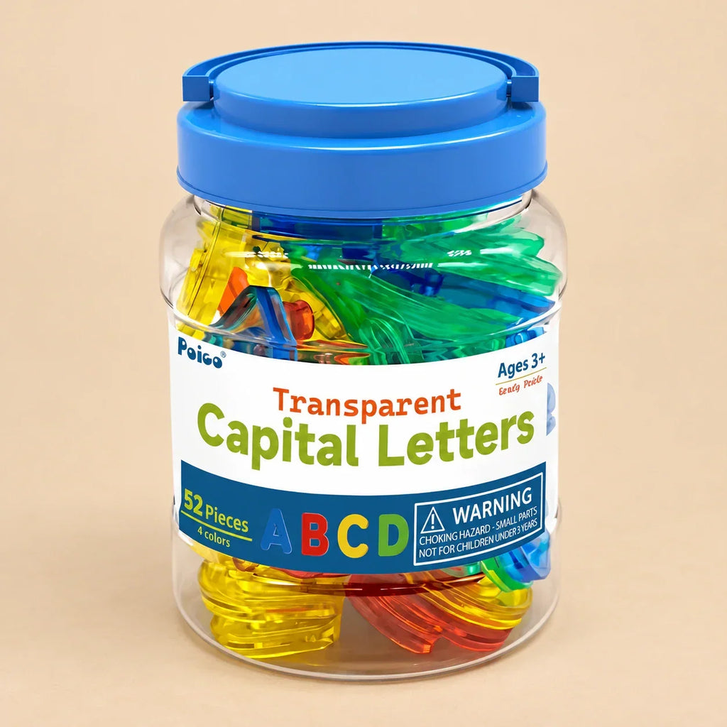 TibaToes™ Transparent Letters & Numbers Learning Set