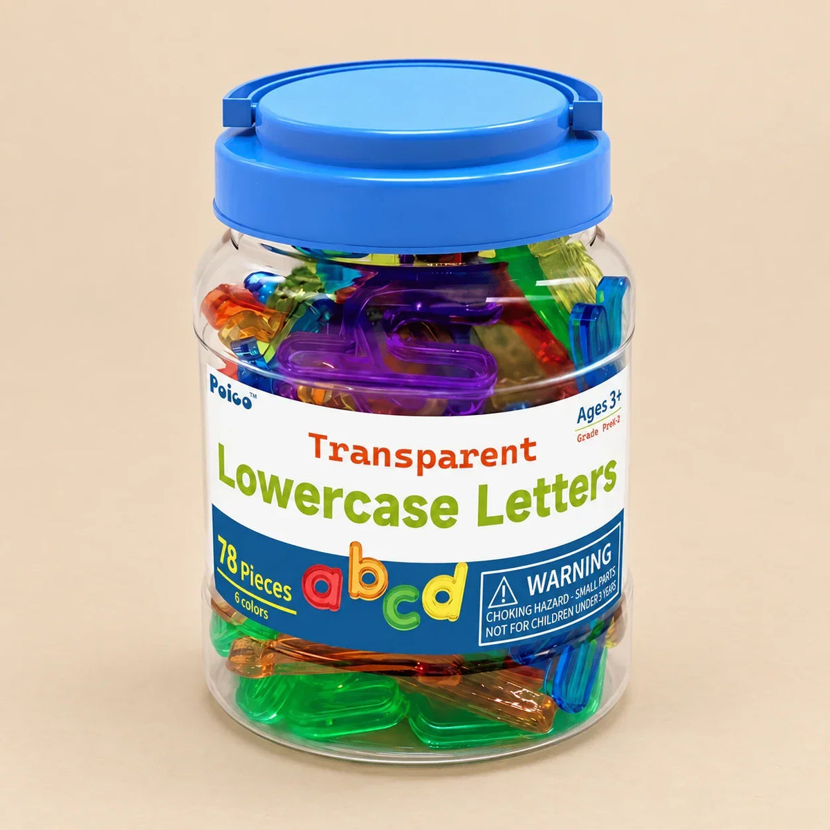 TibaToes™ Transparent Letters & Numbers Learning Set