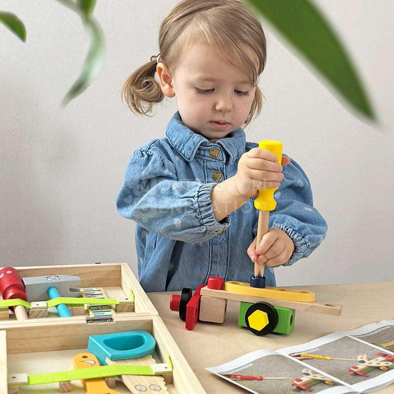 Montessori Wooden ToolBox